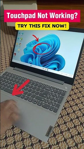 Touchpad Not Working? Try This Lenovo Fix! 🖱️ #Shorts #Lenovo #Touchpad