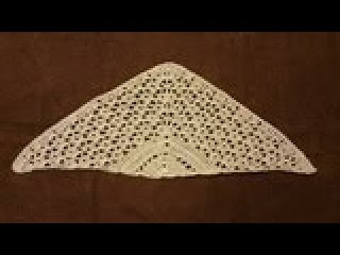 TUTO crochet : Châle facile et original / crochet tutorial: easy shawl