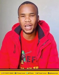 The NSRC Secretary General of the University of South Africa (UNISA), Fighter Aphiwe Dlamini, congratulates and welcomes the Matric Class of 2024. “I want to assure you that as the SRC Deployed by the EFFSC, we are here to assist you in all campuses and regions of UNISA.” #MatricResults2024 #SizofundaNgenkani2025 | EFF Youth Command