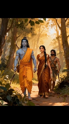Rama Sita Lakshman Vanvas | Jai Shree Ram Status Video#status#ramayan#jaishreeram#ram