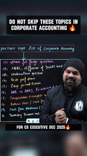 CS Wallah on Instagram: "Must cover these topics before exam💯"