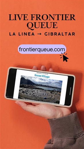 Planning to cross into Gibraltar from La Línea? 🚘 Check our link for a live frontier queue feed to see the current wait times before you travel — helping you plan your journey smoothly. Bookmark or save this link so it’s ready whenever you need it (especially if you cross regularly). 🔗www.frontierqueue.com | Ocean Village Gibraltar