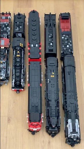 Relative Size of #lego 1:48 Scale Locomotives 2