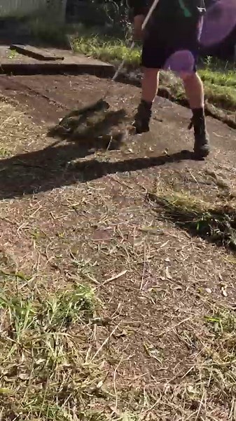 Excavating A Hidden Patio!