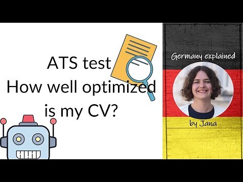 ATS test: How to test if your CV would perform well in an automatic screening #HalloGermany