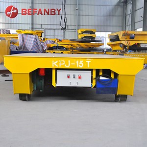 [Hot Item] Scrap Bucket Handling Electric Rail Motorized Transfer Trolley