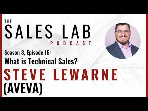 TSL S3E15 - "What is Technical Sales" - Steve Lewarne, AVEVA