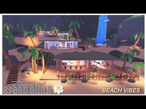 Beach House 🐚 Sandbox Island Speed Build Roblox Adopt Me!