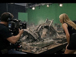 Inception Behind the Scenes: Maket Set Behind the City Destruction