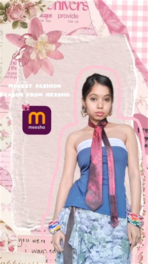 Chatpata Bold Outfit Look 💃 Meesho Modest Fashion Season Day 14#ytshorts #viralvideo #fashionstyle