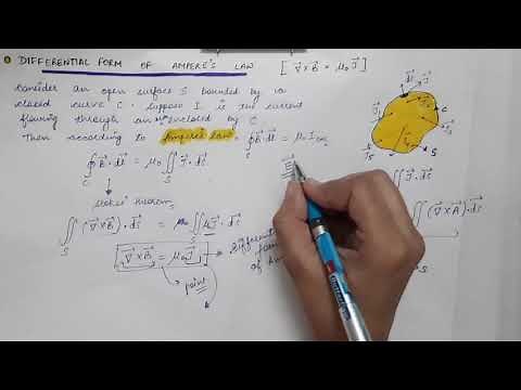 Lecture 29 |2nd Sem | Differential form of Ampere's law