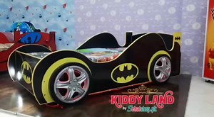 Batman Bed And Side Table Beautiful Bed With Beautiful Lights Single Bed Standard Size Beautiful Side Table Complete Room Set Available In Batman Theme Only For Lahore | SehalShop