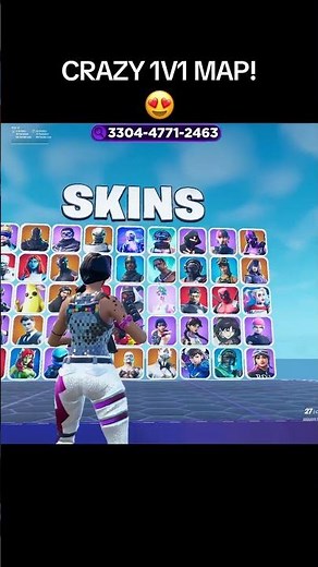 Best 1v1 Map in Fortnite!? 😍#fortnite #freeskins #ghoultrooper #ogfortnite #shorts