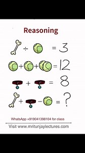 1.1M views · 551 reactions | #reasoning #reasoningquiz #reasoningquestions #maths #basics #fundamentals #math #fbreelsvideo #sharingiscaring #review #satmath #satexam #SATPrep #mathtutorial #reelsinstagram #infiniteguru #LETEXAM #civilservice #exams #reviewer #algebratutor #mathreview #boardexams #college #AdmissionTest #olympiedmath #mathchampions | Mritunjay Lectures | Facebook
