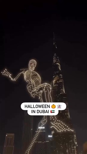 Burj Khalifa Halloween! #dubaihallowee #burjkhalifa #fblifestyle | Rosario Jenny