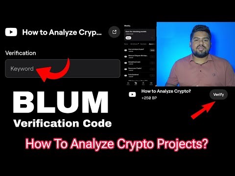 How To Analyze Crypto Projects? BLUM Code | Blum Academy | Blum How To Analyze Crypto Video Code