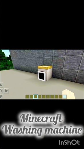 Minecraft washing machine #minecraft #gaming