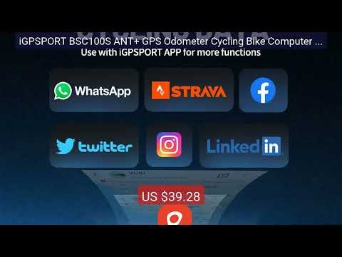 iGPSPORT BSC100S ANT+ GPS Odometer Cycling Bike Computer Ridi... — Amazing Value 2026 | Must Have!