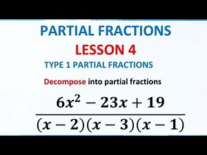 Partial fraction decomposition| Three distinct linear factors in the denominator #wjecmathspaper1