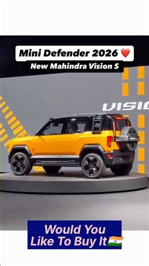 New Mahindra Vision S🔥