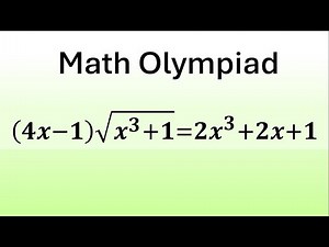 Amazing Irrational Equation | Can You Solve?