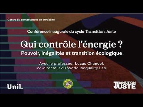 Conférence inaugurale du cycle « Transition Juste » – avec Lucas Chancel