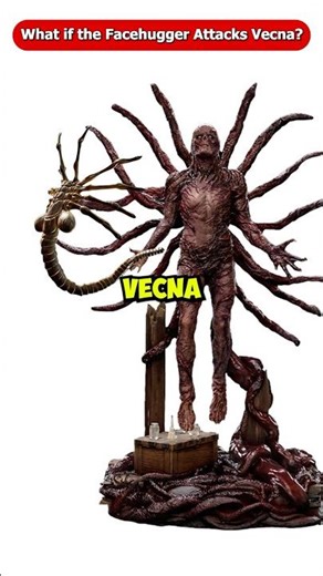 What if the Facehugger Attacks Vecna from Stranger Things? #Shorts #Viral