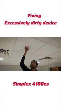 How to Fix Excessively dirty device | Simplex 4100es Fire alarm Panel | Usamah