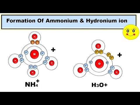 NH4+ vs H3O+ | Formation of Ammonium Ion | Hydronium Ion | Coordinate Bond Examples