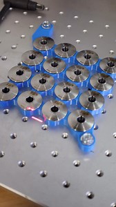 Our Titanium retainers are getting a glow-up with some laser love. | 4 Piston Cylinder Heads