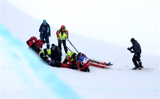 Olympic halfpipe snowboarder gets health update after terrifying crash