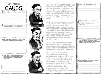 Math through the Ages - Gauss