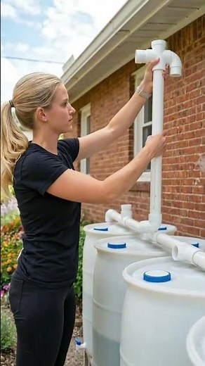 How to Build an Automatic Multi-Barrel Rain Barrel System! 🏡🔋