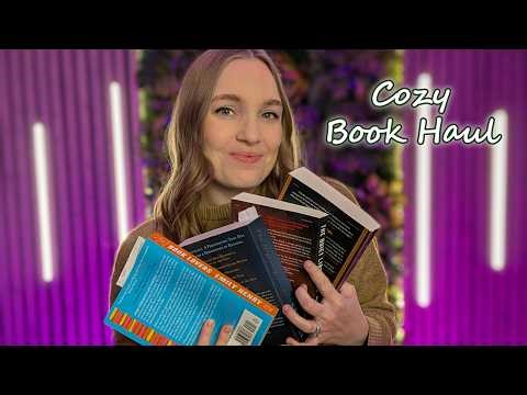 ASMR Book Haul 📖 Book Sounds & Whispered Reading