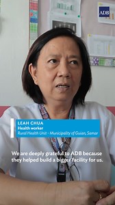 We helped Guiuan, Eastern Samar, build back better from the devastation of Typhoon Yolanda by supporting the rehabilitation of its rural health unit. The project restored vital services and hope for the community. Watch: | ADB Philippines
