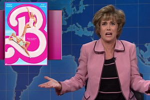 SNL: Kristen Wiig's Aunt Linda Returns To Weekend Update To Roast #Barbenheimer And The Bear — Watch - TVLine