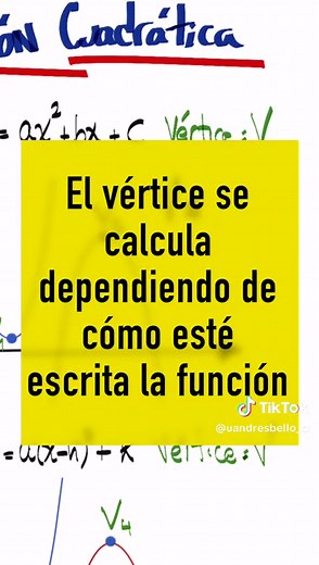 Función Cuadrática en Matemáticas - Explicación en PREUNAB