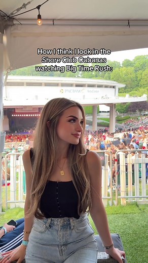 Expectations vs Reality in the Shore Club Cabana at PNC Bank Arts Center 😂 #LiveNationPartner