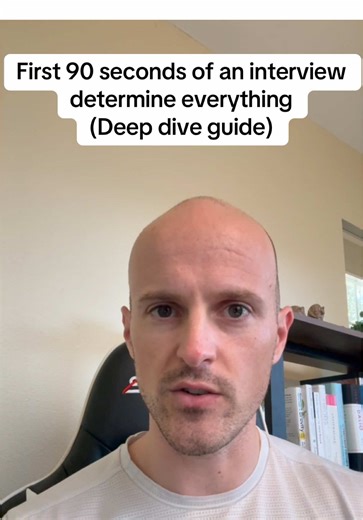 Mastering the First 90 Seconds of Your Interview