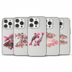 Modern Fish Phone Case Tiger Fishes Cover for iPhone 16e, 17 Pro Max, 17 Air, Samsung S25 Edge, A16, Pixel 10, 9A - Etsy