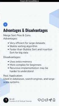Merge Sort Explained | Fast Java Sorting Algorithm Tutorial for Beginners #techeducation #coding