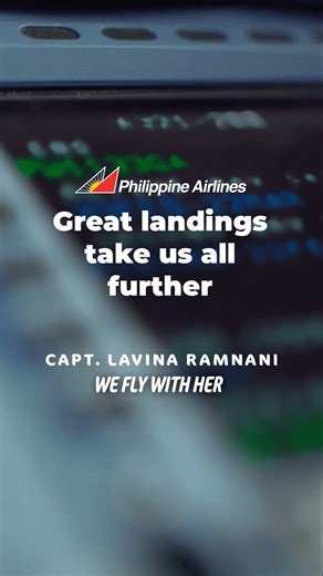Experience what journeys mean to Capt. Lavina Ramnani, as she shares the importance of flying passengers to their destinations, and the joy of taking everyone further. Let's continue to soar higher and support the women leading the way. Explore our previous videos to learn more about our all-women crew flights that took off this March! See you all in the skies, as #WeFlyWithHer #flyPAL ✈️✨ | Philippine Airlines