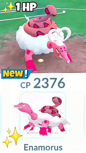 1 HP Therian Enamorus Destroy Grunt Badly in Pokemon Go
