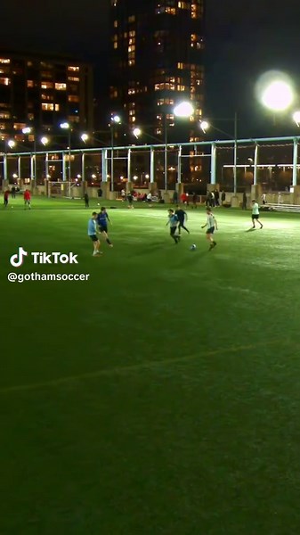 Clean take and finish! 🥶 #soccer #gothamsoccer #goal #nyc #nycsoccer #soccertiktok