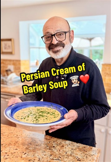 Authentic Iranian Cream of Barley Soup Recipe