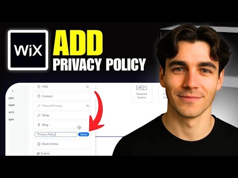 How To Add Privacy Policy To Wix Website (Tutorial 2026)