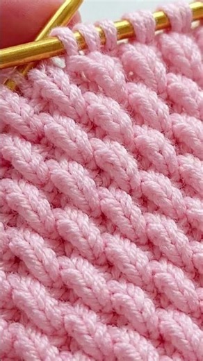 Knitting pattern step by step..