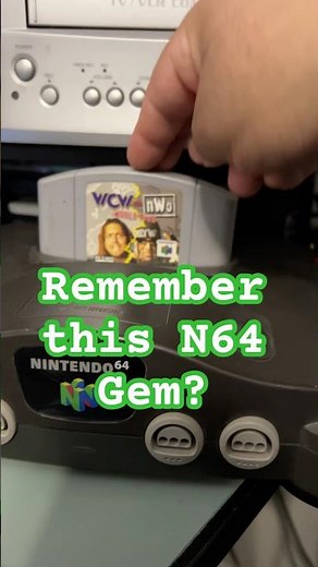 WCW vs NWO World Tour. What a great game! #n64 #wcw #nwo #retro #retrogaming #wrestling
