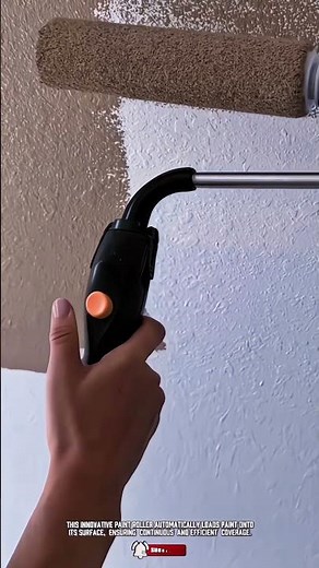 Innovative tool: paint roller with automatic paint filling system