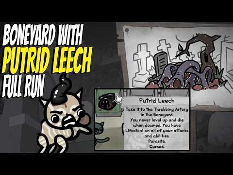 Full Run to Boneyard with Putrid Leech quest | Mewgenics
